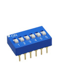 DS-06BBU-G, DIP переключатель 6 поз. (аналог SWD 1-6 ВДМ 1-6)