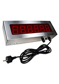 VTD10-2100178, выносной индикатор, LED дисплей, нерж корпус RD010-S-2-E