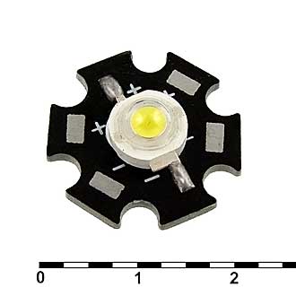 Мощные светодиоды 3WR 3.6V 120-140LM 6500-7000K
