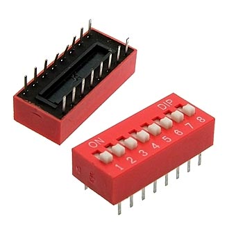SWD1-8 (DS-08) (Вдм1-8), DIP переключатель