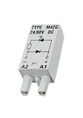 MODUL LD M42G GRAY, Модуль зеленый светодиод+диод (поляризация P), 24/60VDC
