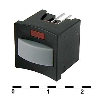 Кнопка миниатюрная PB07-BA-1R0