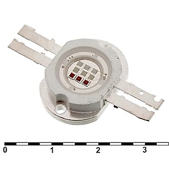 Мощные светодиоды 10W 10v 400Lm RGB