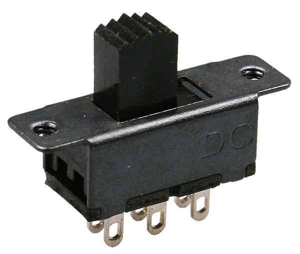 SS22F25G7-G, переключатель сдвиговый 6конт. 50В 0.5А (аналог SS55)
