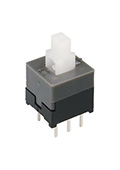 MPS-850-G, миниатюрная кнопка с фиксацией 8.5мм 30В 0.3А (PS850L)