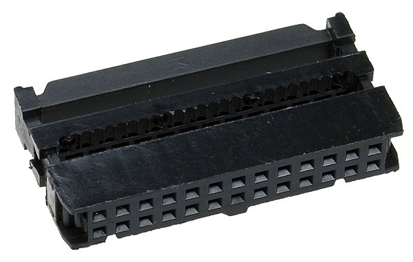 IDC-26F, гнездо на шлейф шаг 2.54мм (аналог DS1016-26MA2BB)