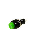 204G КНОПКА 250В/2А ЗЕЛЕНАЯ (DS-450), с фиксацией