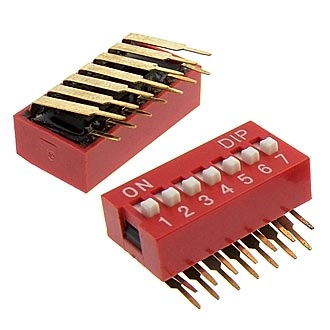 DA07R, DIP переключатель DA07R, DIP переключатель