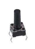 KAN0621-1301B010, кнопка тактовая 6х6 h=13мм (0613GHIM-130G-G)