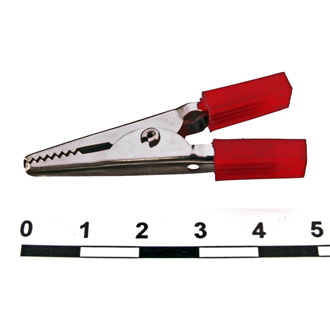 8-0028 red зажим электрический "КРОКОДИЛ"