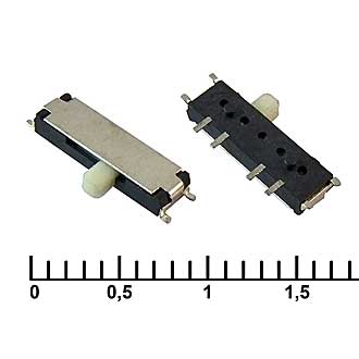 Переключатель движковый SMD IS-1300A-W