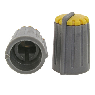 Ручка приборная RR4811 (6mm п.круг желтый)