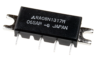 RA08N1317M-501, 135-175Mhz 8W 9.6v, твердотельный ВЧ модуль