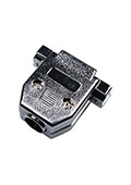 DNT-15C, корпус для D-SUB 15pin металлизированный с удлиненным винтом