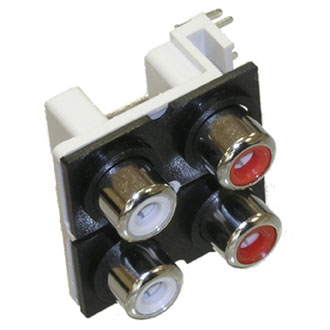 Разъем RCA-411   гнездо на плату