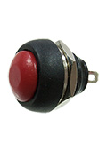 L-KLS7-PBS-010DR, кнопка без фикс.OFF-(ON) 250В 1А красн. D=17.5мм