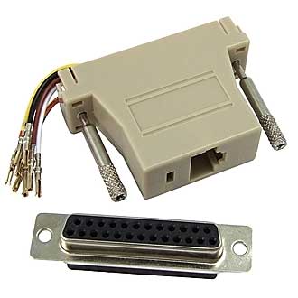 Переходник D-SUB DB25F-RJ45