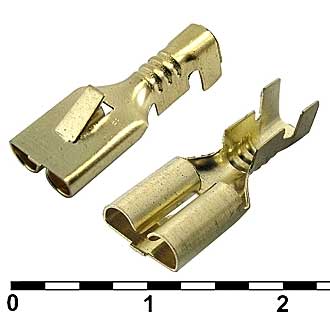 Клемма ножевая неизолированная DJ621-E6.3A-C