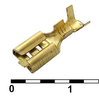 Клемма ножевая неизолированная DJ622-D4.8A