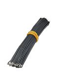 1007B 22AWG, перемычки для печатных плат черные длина 10см