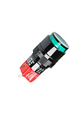 D16LAR1-1ABKG, кнопка с фиксацией и LED подсветкой 250В/5А