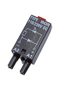 MODUL LD M43R, Модуль красный светодиод+диод (поляризация P), 110/230 VDC, LED