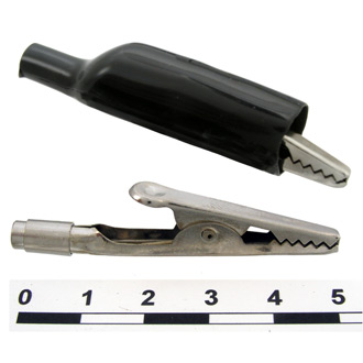 8-0031 black зажим электрический "КРОКОДИЛ" 8-0031 black зажим электрический "КРОКОДИЛ"