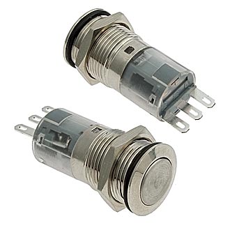 Кнопка антивандальная LAS2-GQF-11 on-(on)