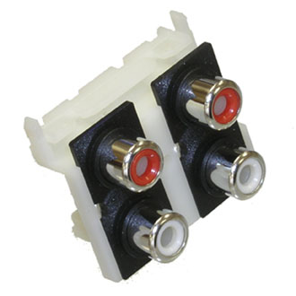 Разъем RCA-408   гн на плату (RS-408)