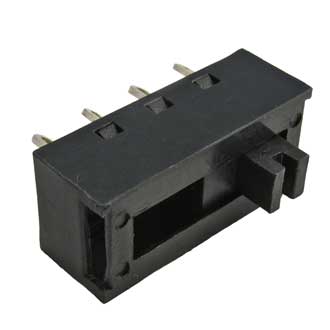 Движковый переключатель DS-134 8a 250v черные
