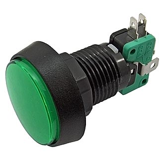 Кнопка GMSI-4B-C no(nc)+nc(no) green