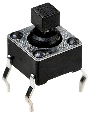 0673HIM-130G-G, кнопка тактовая 6х6 h=7.3мм (аналог SWT-20-7.5)
