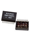 SM51589PEL, трансформатор POE LAN 12.2x17.55x5mm, 350uH 0%, non-shdSMD