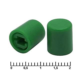 Колпачок для кнопки A11 Green