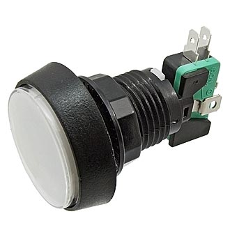 Кнопка GMSI-4B-C no(nc)+nc(no) white