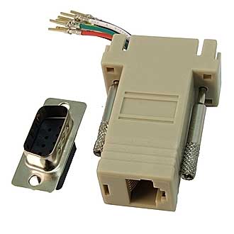 Переходник D-SUB DB9M-RJ45