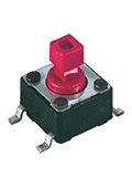 DTSM-644R-V-T/R, кнопка тактовая SMT 6x6 H-7.3 160gf