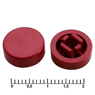 Колпачок для кнопки A37 Red