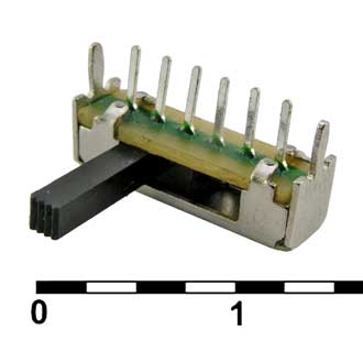 Движковый переключатель SK  1P4T