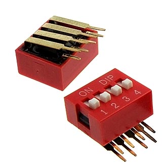 DA04R, DIP переключатель DA04R, DIP переключатель