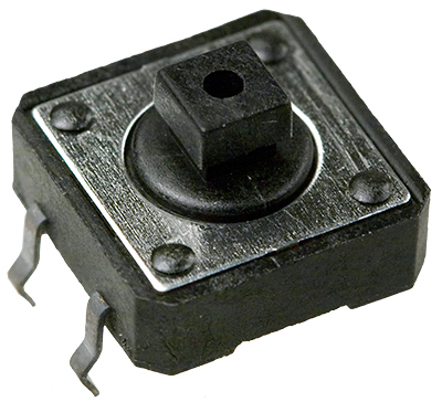 1273HIM-160G-G, кнопка тактовая 12х12 h=7мм (аналог DTS-24N SWT9)