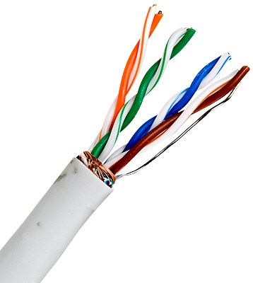 SFTP4-S, LAN кабель витая пара Cat.5E,8пров. однож.24AWG,в 2-х экранах