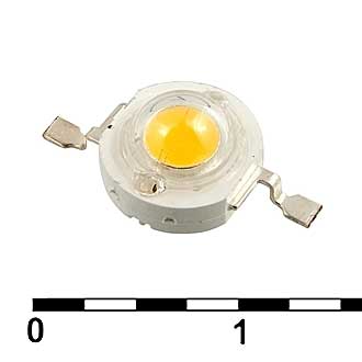 Мощные светодиоды 3W 3.6V 120-140LM 3000-3500K