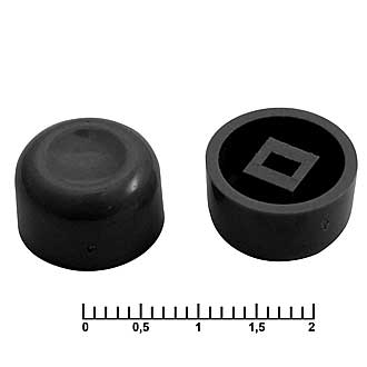 Колпачок для кнопки A01 Black