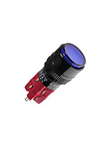 D16LAR1-2ABJB, кнопка с фиксацией и LED подсветкой 250В/5А