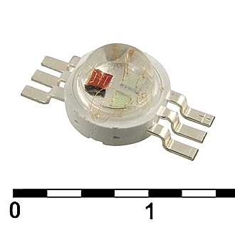 Мощные светодиоды 3W 3.6V 80-100LM RGB