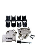 1478763-9, METAL BACKSHELL 9 WAY 45 DE