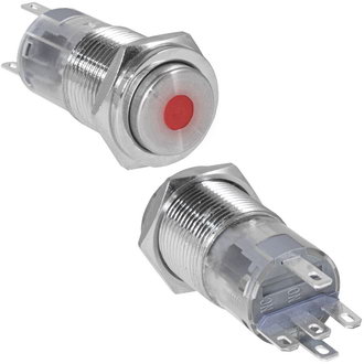 Кнопка антивандальная LAS2GQPH-11ZD/R/N on-on