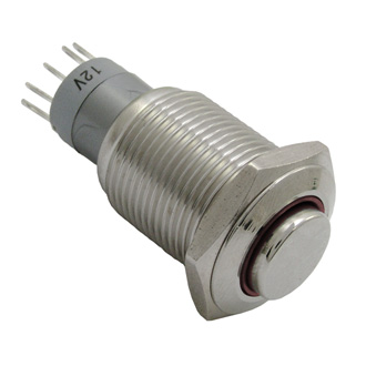 Кнопка антивандальная LAS2-GQH-11ZE/R on-on