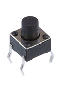 KAN0611-0701D GP, кнопка тактовая 6х6 h=7мм (0670HIM-130G-G)